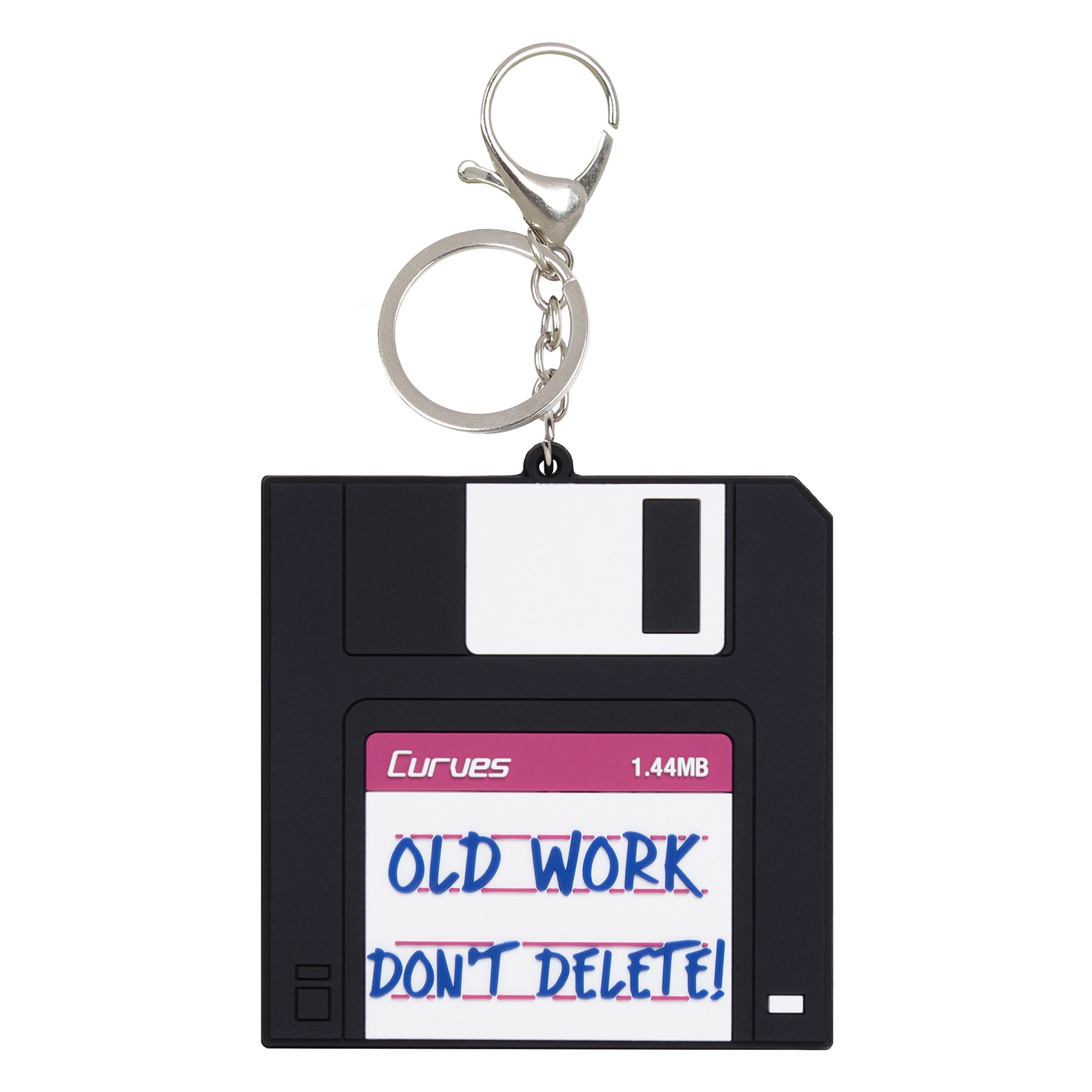 Curves Floppy Disk Charm