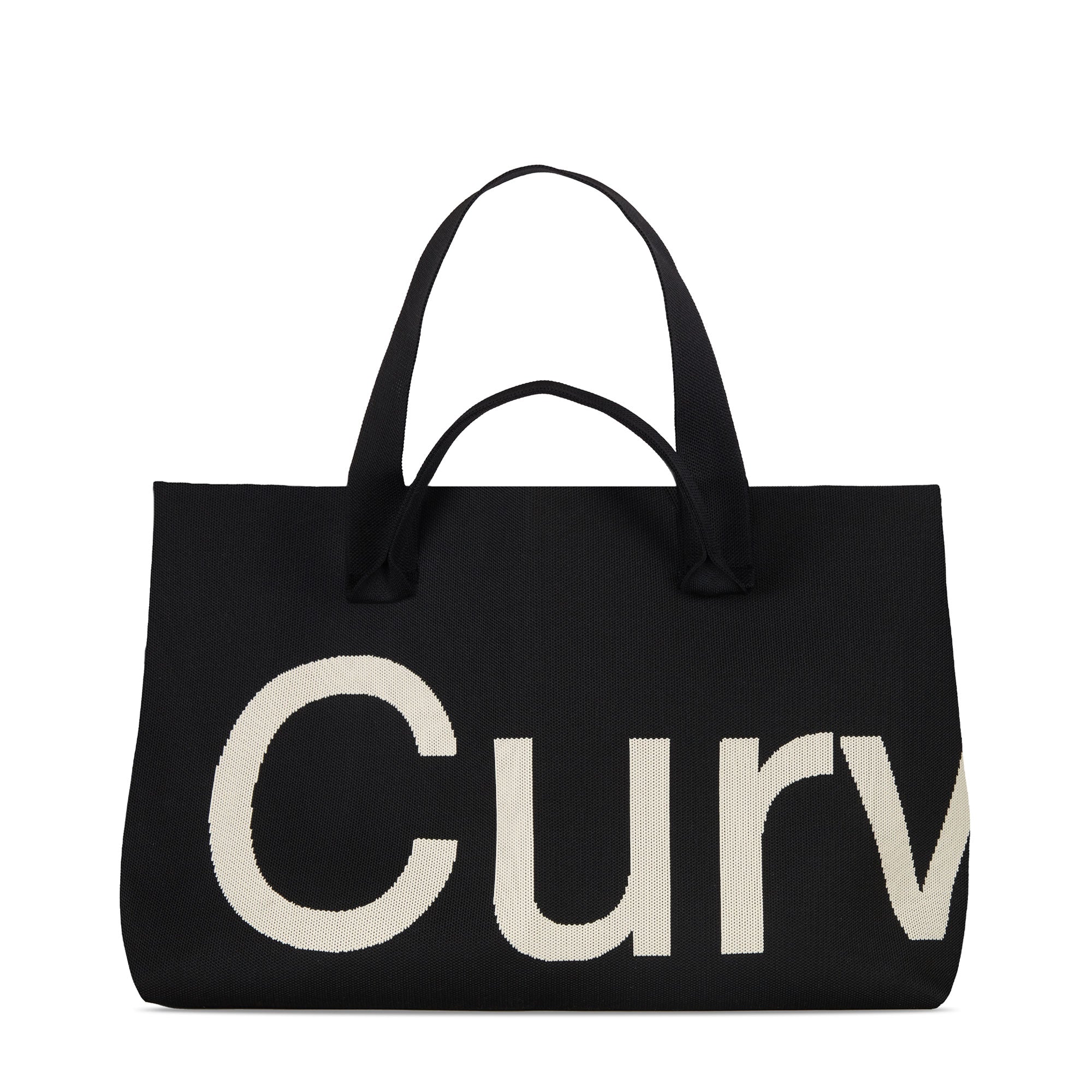 Curves Knit Tote (Black)
